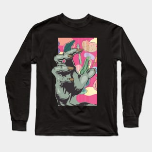 Vegetarian Zombie Hand Long Sleeve T-Shirt